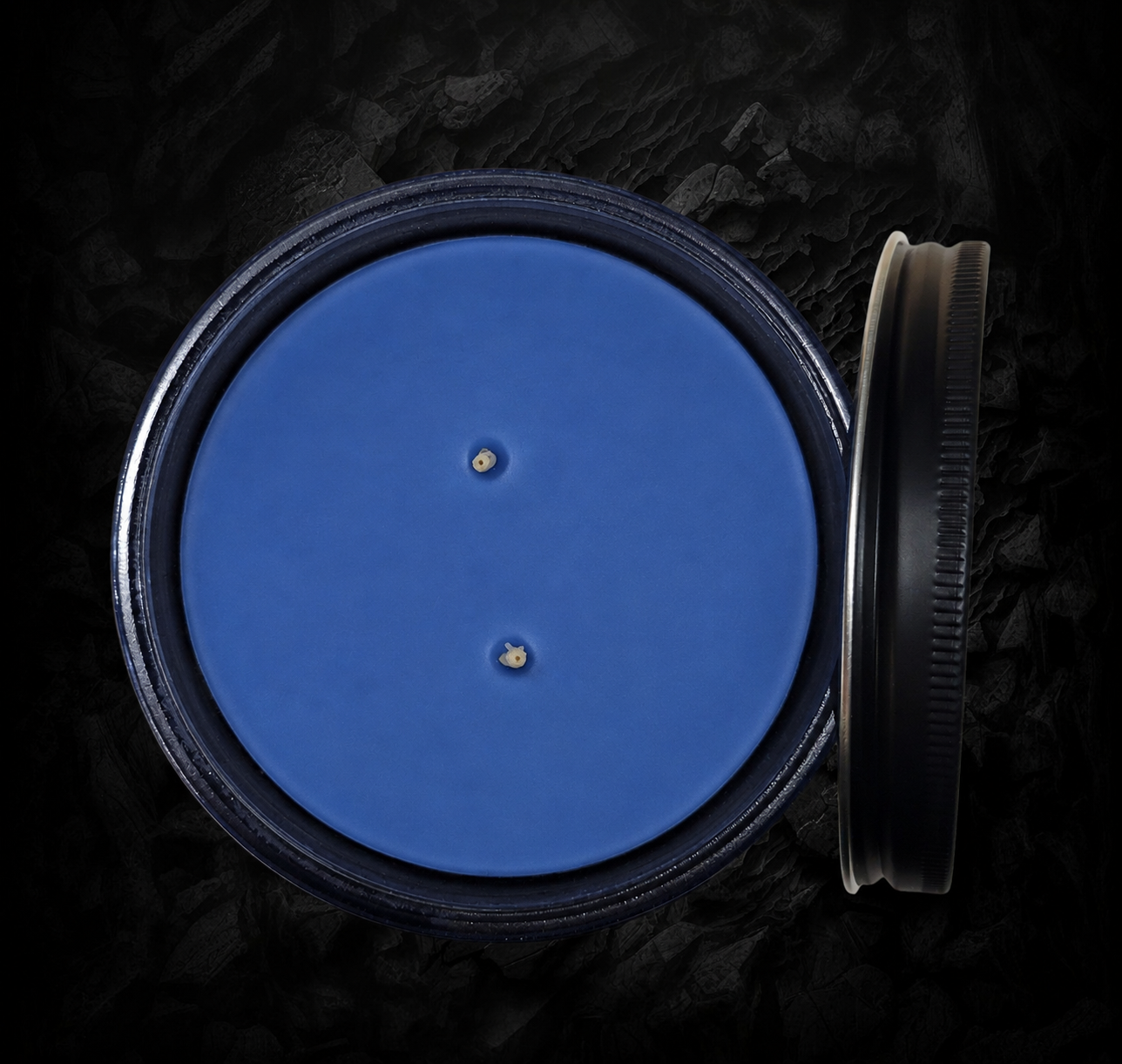Moonlit Cemetery Candle