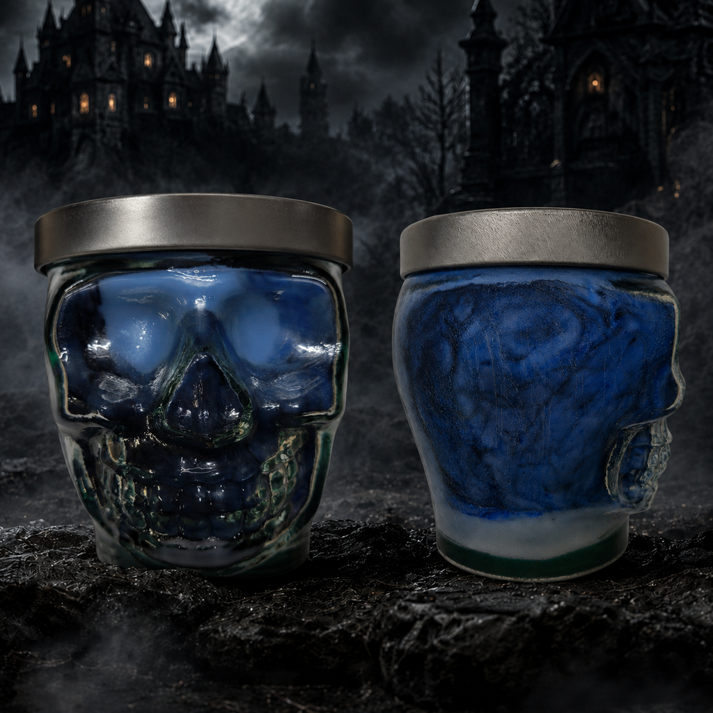 Halloween Night Skull Candle